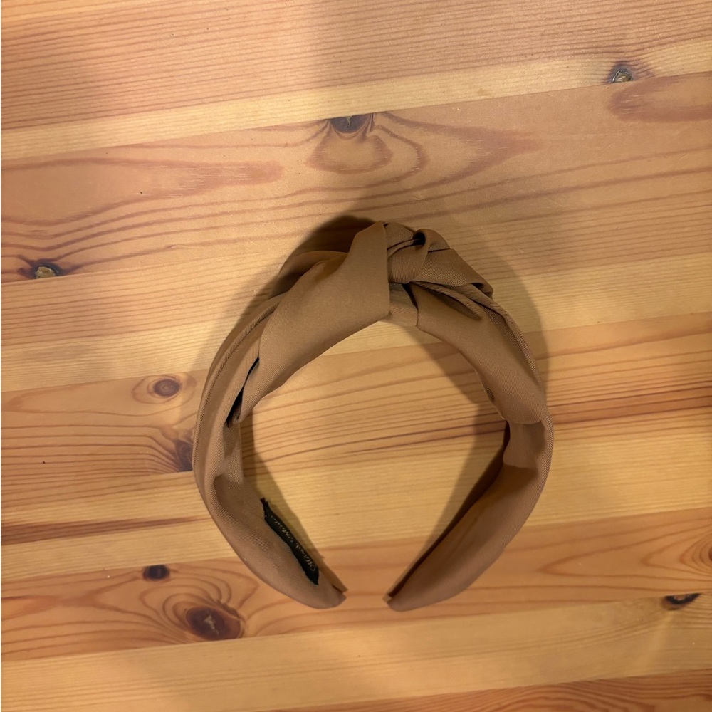 Brown Knotted Headband